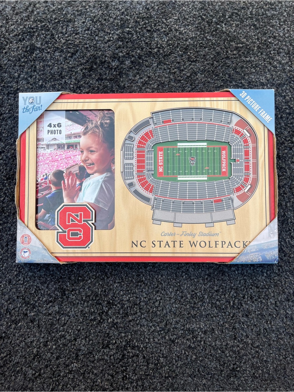 NC State Wolfpack 3D Picture Frame Stadium